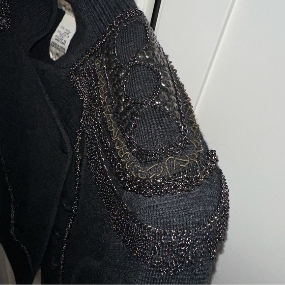 DIANE VON FURSTENBERG Wool Blazer In Anthracite - Picture 3 of 4